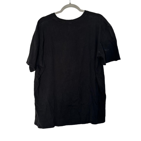 Billie Eilish Green Anime Sketch Boxy Black Music Tour T-Shirt 2021 Size L D548 - Picture 3 of 7